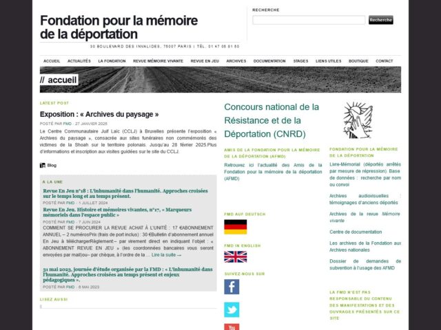 Fondation pour la mémoire de la déportation