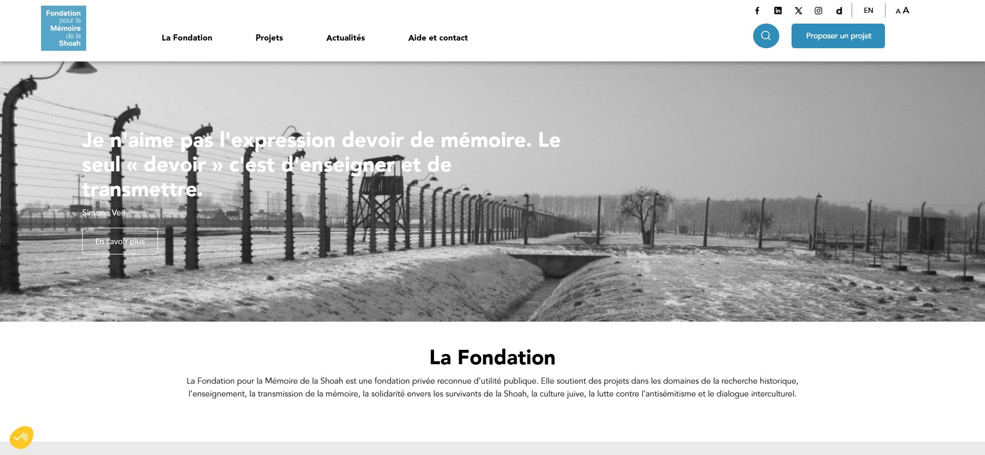 Fondation Mémoire de la Shoah